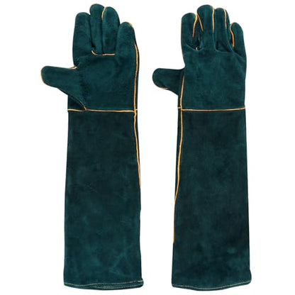 23.7" Animal Handling Gloves - Bite Proof, Long Protective, Durable Gloves for Cat, Dog, Snake, Falcon, Zoo Workers