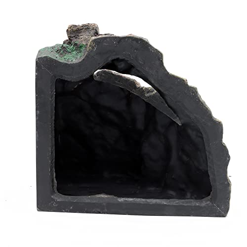 JIHAQUA Bearded Dragon Tank Accessories Extra Large Cave | Reptile Hideouts Cave Habitat Decor Bearded Dragon Clothes