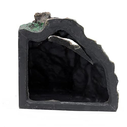 JIHAQUA Bearded Dragon Tank Accessories Extra Large Cave | Reptile Hideouts Cave Habitat Decor Bearded Dragon Clothes