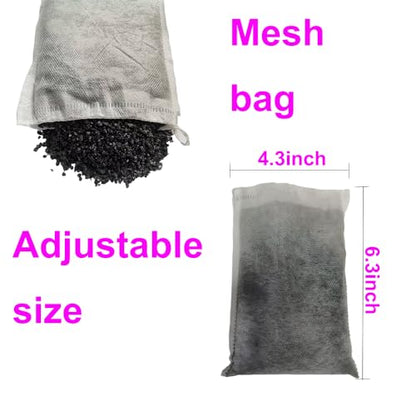 Aqarium Filter Activated Charcoal Aquarium Filter Media Activated Carbon Pellets for Turtle Tank and Fish Tank - Activated Charcoal Compatible with Tetra Whisper Filter Water Tanks