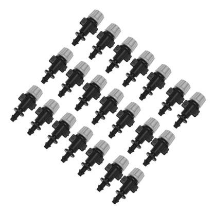 50pcs/Set Misting Nozzles Plastic Sprinkler Atomizer Nozzles for Patio Garden Agricultural Greenhouse Drip Irrigation Outdoor Cooling System