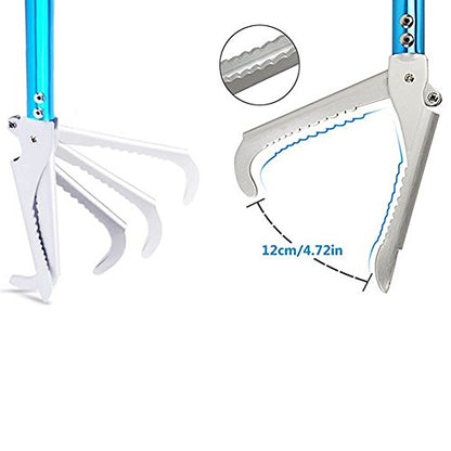 47'' Snake Tong Reptile Grabber Rattle Snake Catcher Wide Jaw Handling Tool with Lock and Comfortable Grip Handle All-Aluminum Alloy Professional - style: 47inch Snake Tong