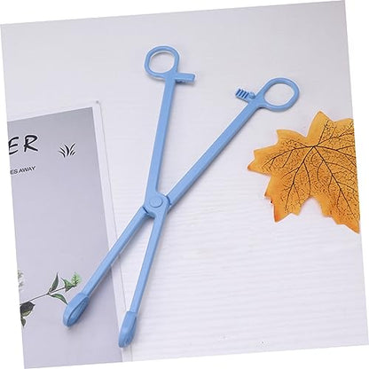 2pcs Reptile Poop Scooper Tool Portable Tortoise Lizard and Hamster Waste Pickup Clips Easy Cleanup for PET Owners