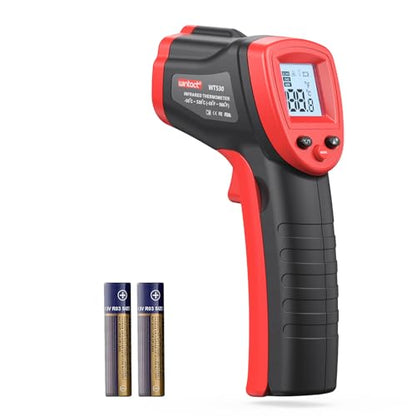 Infrared Thermometer, Digital Surface Temperature Gun -58℉ to 1094℉ | Laser Temp Gun for Cooking Food, Pizza Oven, Flat Top Grill, Griddle, Soap Making, Reptile