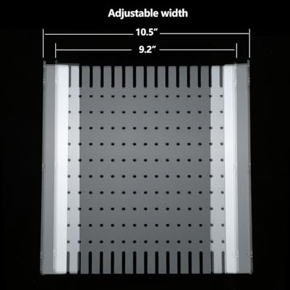 Aquarium Divider Clear 10/15/20 Gallon Fish Tank Divider with Suction Cups (10 Gallon) - size: 10 Gallon