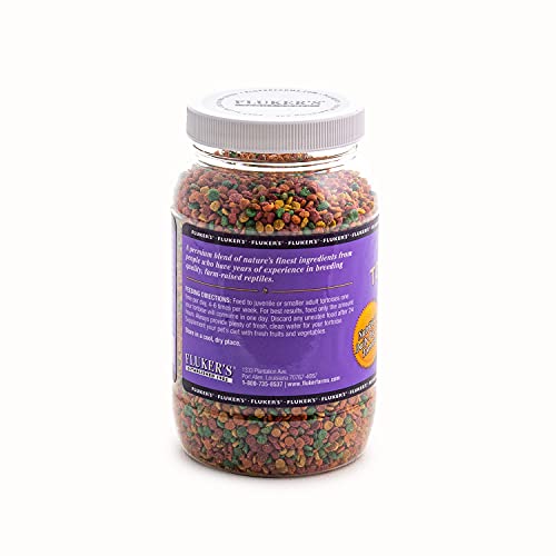 Fluker's Premium Tortoise Diet Small Pellet Food, 7 oz (Pack of 2) - size: 7 Ounce (Pack of 2)