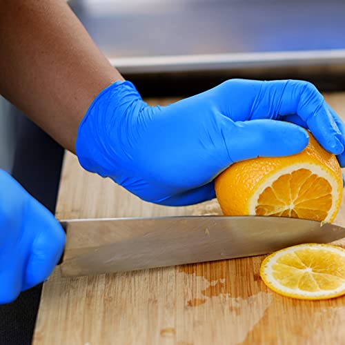 PEIPU Nitrile Disposable Gloves，Powder Free, Cleaning Service Gloves, Latex Free - size: Large (Pack of 100), style: 100 Pcs