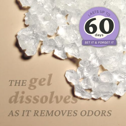 Fresh Wave Lavender Odor Eliminator Gel 15 oz - Air Freshener for Home | Lasts 30-60 days. Plant-based odor absorber. No perfumes or harsh chemicals. Bathroom & closet deoderizer. Refills available. - size: 15 Fl Oz (Pack of 1)