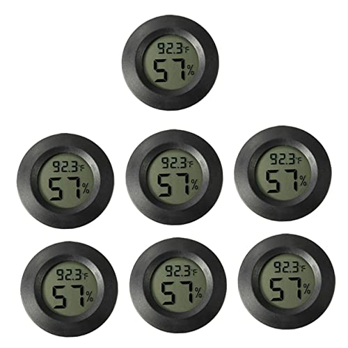 Totority 14pcs Mini Humidity and Temperature for Reptiles and Terrariums Compact Digital Hygrometer for Indoor Use Lightweight and Portable