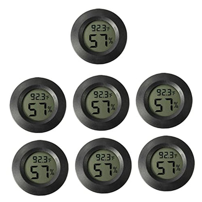 Totority 14pcs Mini Humidity and Temperature for Reptiles and Terrariums Compact Digital Hygrometer for Indoor Use Lightweight and Portable