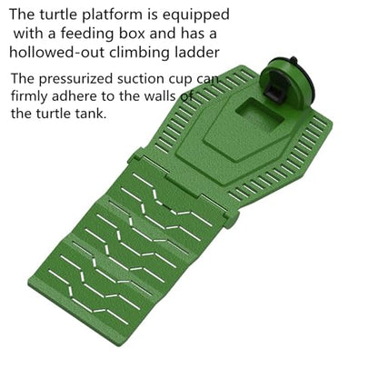 Large Turtle Basking Platform, Foldable Turtles Ramp, Turtle Resting Basking Dock Floating Décor, Plastic Tortoise Tank Climbing Ladder Terrace Hideouts for Frog Terrapin Reptiles - size: L