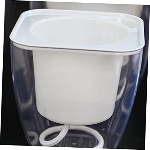 LIOOBO Flower Pot Self-Watering Planter Large Indoor Plant Pot Plastic Easy Care Decorative for Office Home