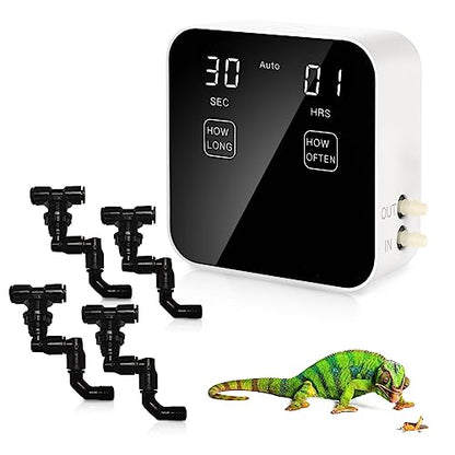 Reptile Mister Automatic Misting System with 4 Nozzles