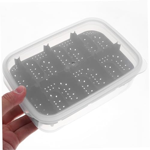 Professional Reptile Egg Incubator Box Compartments Transparent Cover and Premium for Snakes Lizards and Turtles Hatching for Pet Breeders