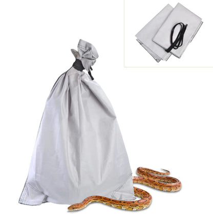 2 Pack Cloth Snake Reptile Bag with Bite Free Pouch Corner Drawstring for Capturing Moving Transporting Hunting Catching Snakes Reptiles to Vet or Travel - size: 11x15