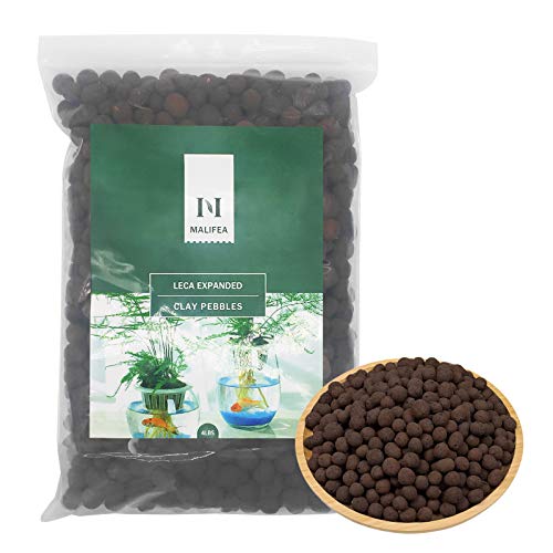4LBS Leca Expanded Clay Pebbles Hydroponics Supplies for Indoor Garden Plants (4LBS) - size: 4LBS