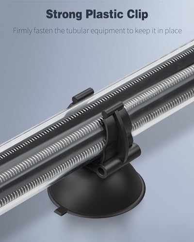 Pawfly Aquarium Heater Suction Cups Fish Tank Tube Light Sucker Holders 1.1 Inch Fixing Clips for Aquarium Heating Rod and Submersible Light (Not for Airline Tubing), 12 Pack