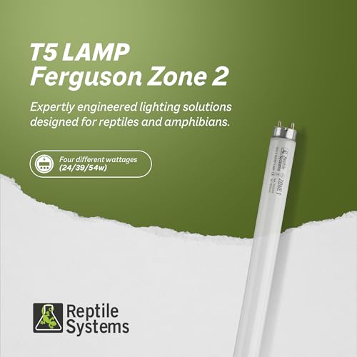 Reptile Systems T5 Ferguson Zone 2 Reptile Lamp – 24-in, 24-watt – Light for Reptiles, Chameleons & Geckos – Ideal for Tanks & Vivariums - size: 22in-24w