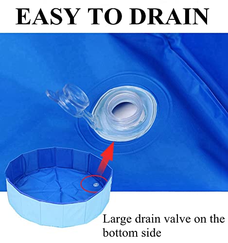 Foldable Collapsible Ferret Bathing Cooling Swimming Pool, Durable Bath Tub Swimming Bath Water Washer for Ferrets Small Animals Bonus-Ferret Swim Ring (60X20cm(23.6''x7.9'')) - size: 60X20cm(23.6''x7.9'')