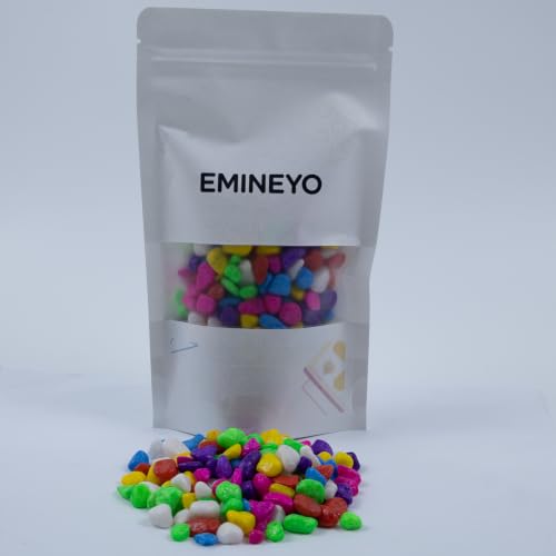 Colored Aquarium Gravel,Colorful Pea Gravel,Garden Rocks,Decorative Stones Rocks for Fish Tank,Aquarium,Fairy Garden Decor,Planters,Vase Fillers,Landscaping,1 Pound (Mixed Color, 6-9mm) - color: Mixed Color, size: 6-9mm