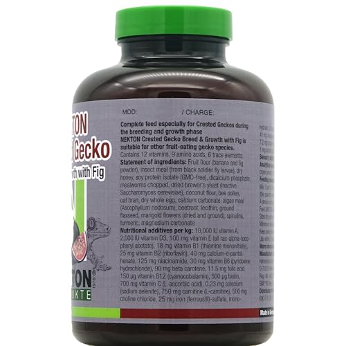 Nekton Crested Gecko Fig for Growth and Breeding 250g (8.82oz) - size: 8.82 Ounce (Pack of 1)