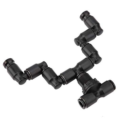 Terrarium Fogger, Dual Head Misting Spray Nozzles Mist Sprinkler Reptile Fogger Reptiles Fogger Mist Sprinkler for Rainforest Tank