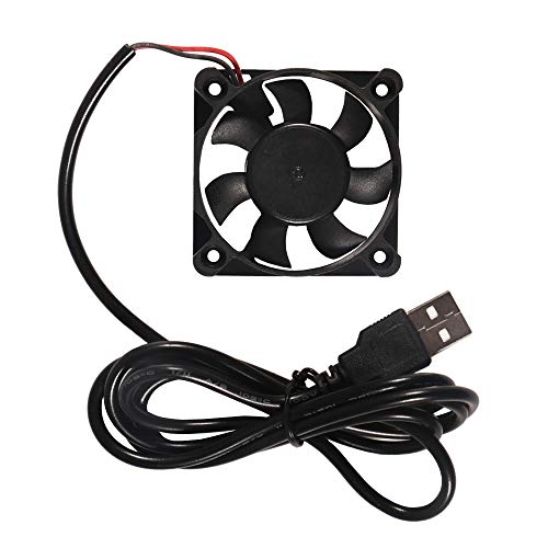 UMLIFE 50mm Fan 5V USB Brushless DC Cooling Fan, 4 Pack Speed 4200 RPM Fan for Small Appliances Series Replacement (4 PCS 5010 5V USB) - color: 5V USB(5010)