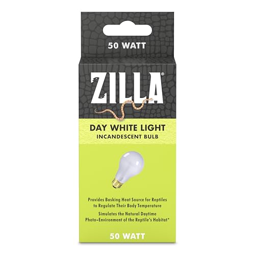 Zilla Incandescent Bulb, Day White - size: 50 Watts, style: Day White