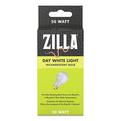 Zilla Incandescent Bulb, Day White - size: 50 Watts, style: Day White