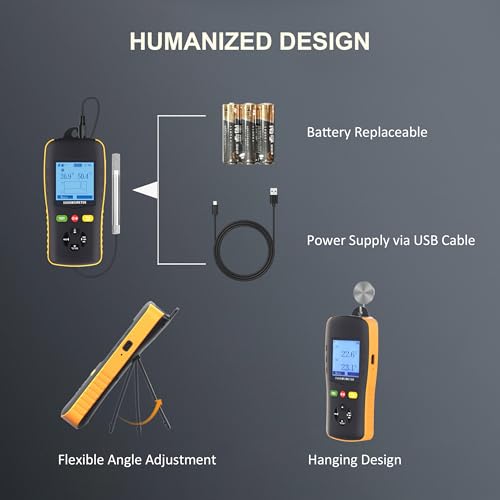 Tzone Wet Bulb Thermometer Dew Point Meter Temperature Humidity Data Logger | usb temp recorder,probe,digital industrial hygrometer,rh recording,auto report,sound alarm,for freezer hvac lab greenhouse