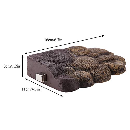 Zerodis Aquarium Tortoise Resin Floating Rock, Reptile Floating Basking Stage Island Fish Accessory Ornament Decoration(S)