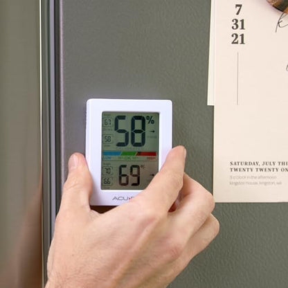 AcuRite Humidity Meter Hygrometer and Indoor Thermometer, Hygrometer - size: 3 x 2.5 Inches