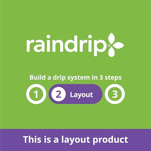 Raindrip 016010T 1/4-Inch Drip Irrigation Supply Tubing,100-Foot.,for Drip Irrigation,Drip-Emitters,Irrigation-Parts,Systems,Black Polyethylene,(Pack of 10) - size: 1 (Pack of 10)