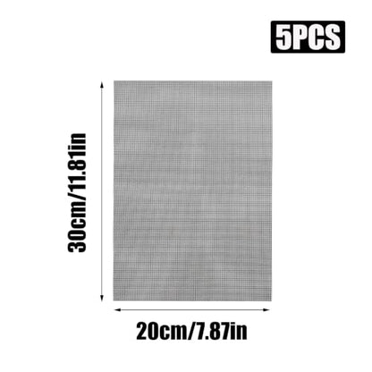 5 Pack Mesh Screen, Terrarium Plastic Mesh Sheet Used for Indoor and Outdoor Potted Plant Drainage and Soil Leakage Prevention