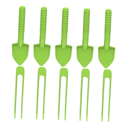 Abaodam 5Set Ergonomic Poop Scooper and Feeding Tweezers for Lizards Turtles and Small Animals Lightweight Safe and Easy to Use for Pet Owners