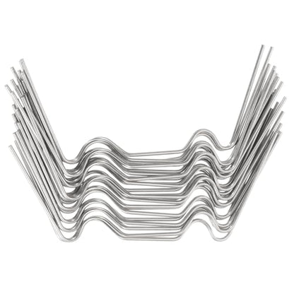 Uxcell 150pcs Greenhouse Glazing Clips, 75mm Stainless Steel W Type Greenhouse Glazing Wire Clips - size: 75mm
