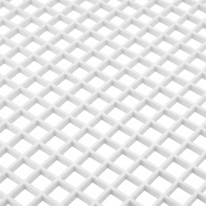 Zerodeko 1 Set Terrarium/Aquarium Screen Lid - Plastic Grid Tank Top Cover with 6 Support Clips - DIY Cut-to-Size Replacement Canopy - Helps Prevent Jumping, Allows Airflow & Light