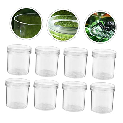 BESTOYARD Portable Insect Observation Cup Magnifying Glass Multi-Function Critter Feeding Box for Boys and Girls Small Magnifying Container for Insects and Butterflies