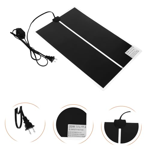Levemolo 3pcs Reptile Heating Pad Thermostat for Terrarium Under Tank Heater for Snakes Lizards and Crabs Standard Voltage