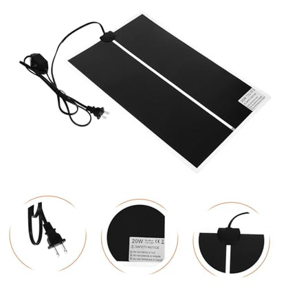 Levemolo 3pcs Reptile Heating Pad Thermostat for Terrarium Under Tank Heater for Snakes Lizards and Crabs Standard Voltage