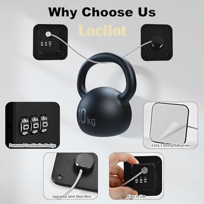 3 Pack Fridge Lock for Kids, Traceless Refrigerator Lock for Adults | Child Proof Cabinet Locks Baby Proofing, Drawer Freezer Locks for Fridge Refrigerator (Black)