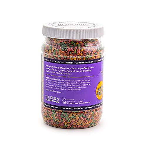 Fluker's Tortoise Diet Small Pellet Food, 16 oz
