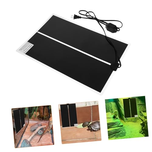 ORFOFE 3pcs Reptile Heating Mat with Thermostat Control Heat Pads for Terrarium Snakes and Lizards Insulation Pad for Reptiles and Pets
