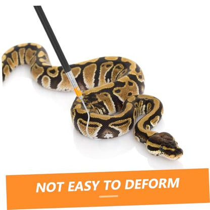 Kisangel 1.5m Telescopic Snake Catcher Tool Adjustable Stainless Steel Hook for Safe Handling of Snakes and Reptiles Portable Retractable Design for Versatile Use
