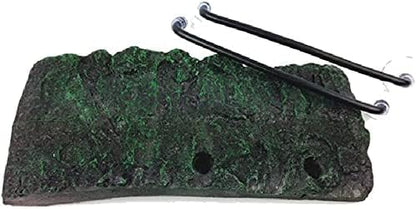 Minidiva Turtle Floating Platform, Floating Turtle Dock Rectangular Turtle Dock Polyurethane Foam Aquarium Floating Decorative Deck Climbing Brazilian Turtle (Large) - size: Large
