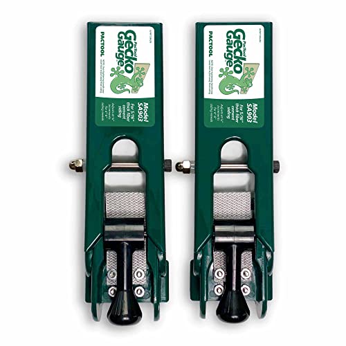 PacTool Gecko Gauge, The Original Home Siding Installation Kit - For Use with 5/16 Inch Fiber Cement Siding and James Hardie Siding, Includes 2 Gecko Gauge Clamps - size: 5/16” Thickness for Hardie Siding, style: STANDARD