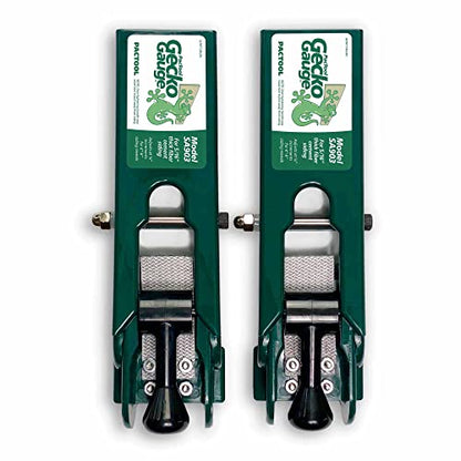 PacTool Gecko Gauge, The Original Home Siding Installation Kit - For Use with 5/16 Inch Fiber Cement Siding and James Hardie Siding, Includes 2 Gecko Gauge Clamps - size: 5/16” Thickness for Hardie Siding, style: STANDARD