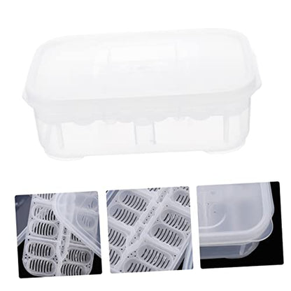 TOYANDONA Reptile Breeding Box Transparent Hatching Box for Snakes and Lizards Material Easy Clean and Lightweight Incubation Tray