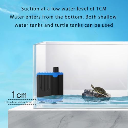 Submersed Aquariums Pump with 4 Adjustable Flows Optional Adjuster for Home Fishtanks Terrariums Filtration Use Adjustable Flows Water Pump - color: Tl2305d