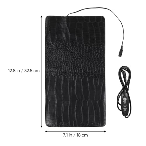LIOOBO Reptile Pet Heating Cushion USB Carbon Fiber Heated Mat Energy Efficient Pet Supply for Cold Weather Safe Comfortable Use